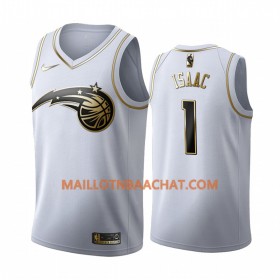 Maillot NBA Orlando Magic Jonathan Isaac 1 Nike 2019-20 Blanc Golden Edition Swingman - Homme
